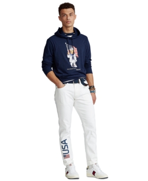 Polo Ralph Lauren Men's Ecofast Pure Team Usa Polo Bear Hoodie
