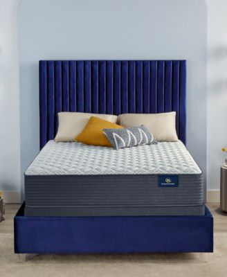 Serta CLOSEOUT! Serene Sky 12" Firm Mattress Set- Queen