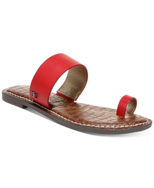 Sam Edelman Women's Gorgene Toe-Ring Sandals Women's Shoes