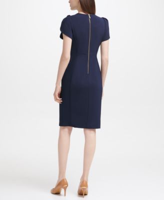 calvin klein tulip sleeve dress