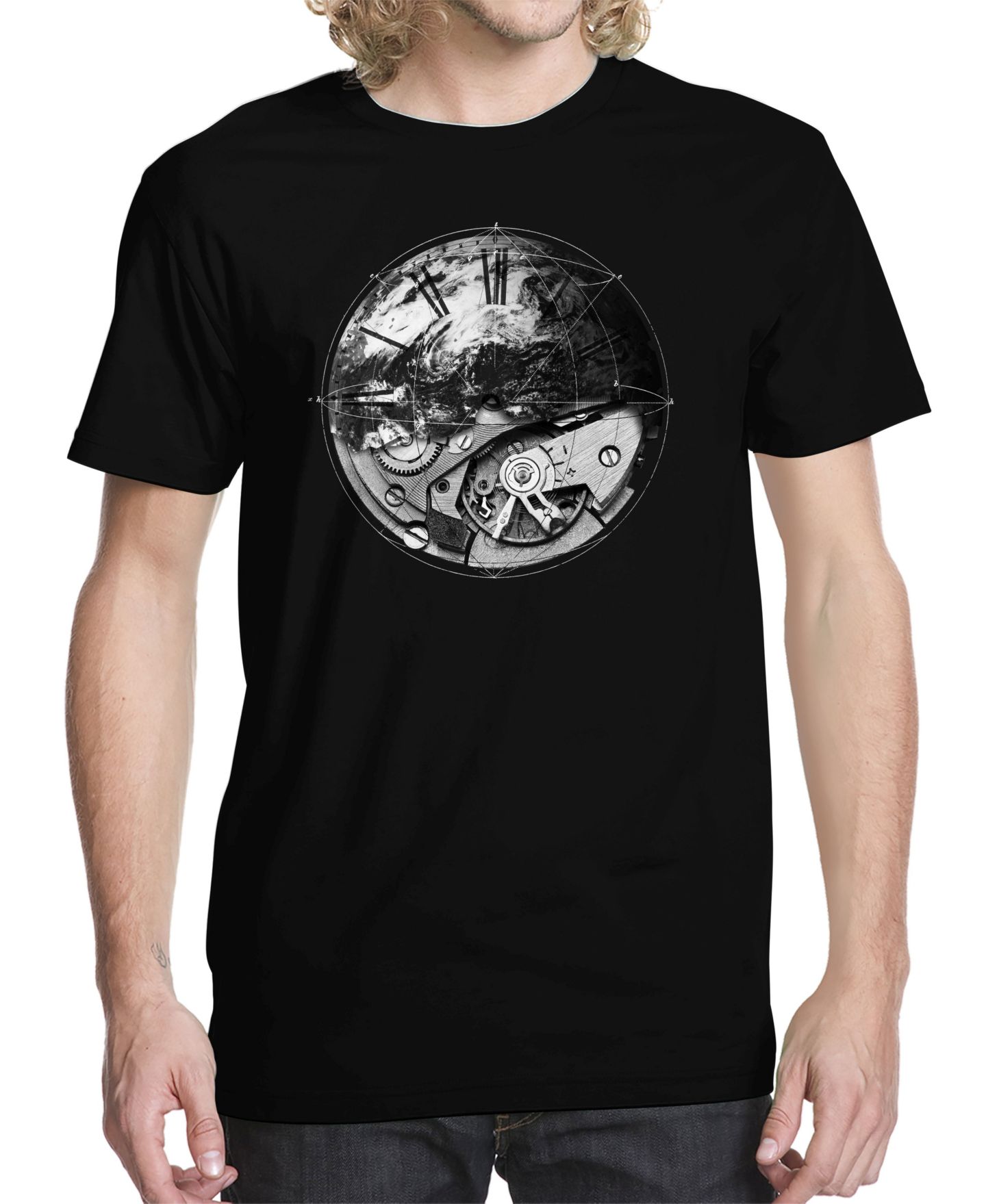 Мужская футболка Beachwood Clockwork Earth Graphic — фото 1