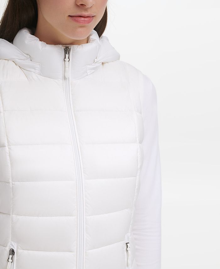 Charter Club Women's Packable Hooded Down Puffer Vest, Created for Macy