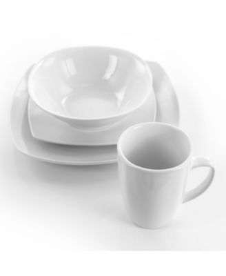 Bishop 16 Pc. Dinnerware Set, Service for 4