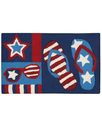 Nourison - Hand Hooked Grid American Accent Rug 18x30