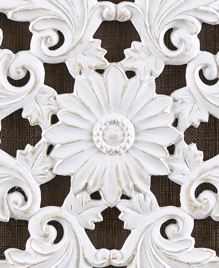 Madison Park Mandala Trinity 3D Embellished Canvas Art, 3 Piece Set