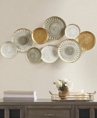 Legion Metal Plates Wall Decor, 24.02" L x 47.24" W