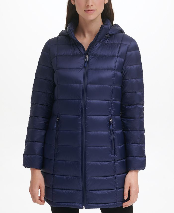 Charter Club Women's Packable Hooded Down Puffer Coat, Created for Macy