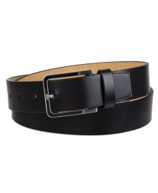 Men's Brushed Finish Harness Buckle Dress Belt