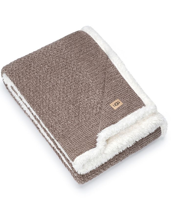 UGG® Peyton Throw, 50" x 70" & Reviews Blankets & Throws Bed & Bath
