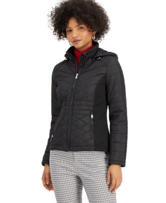 macy's women's quilted jacket