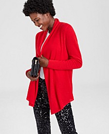 100% Cashmere Open-Front Cardigan, Created for Macy's