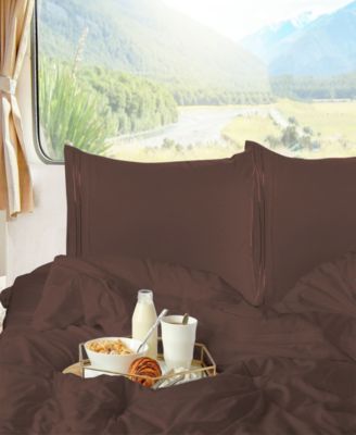 Premier 1800 Series Deep Pocket Bed 4 Piece Sheet Set, RV Queen