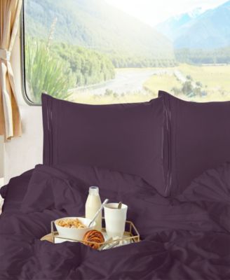 Premier 1800 Series Deep Pocket Bed 4 Piece Sheet Set, RV Queen