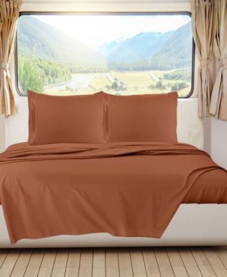 Premier 1800 Series Deep Pocket Bed 4 Piece Sheet Set, RV Queen