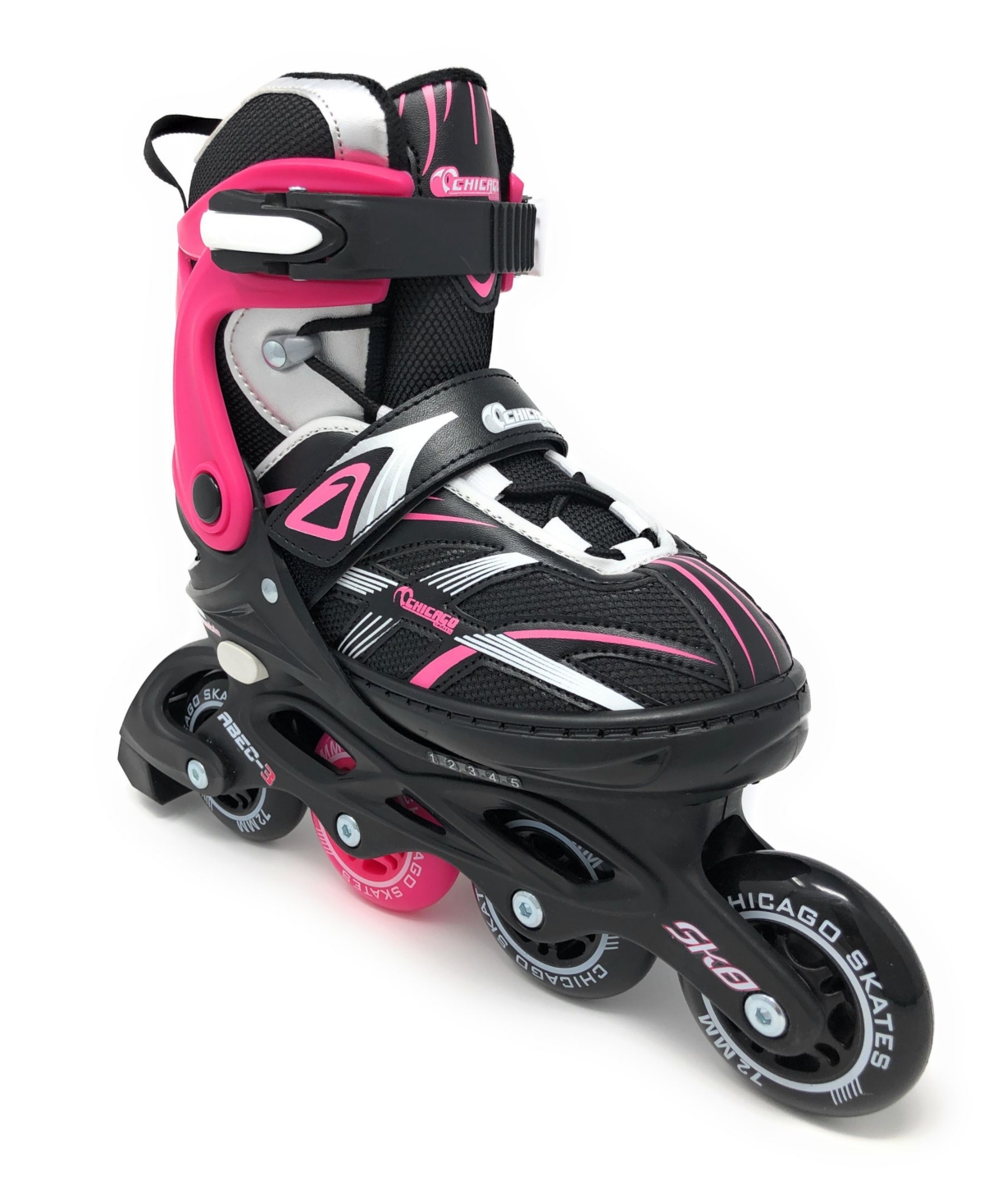 Chicago Skates Girls Adjustable Inline Skates - Size (J13-4)