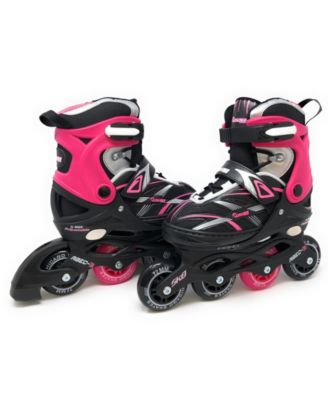 Girls Adjustable Inline Skates - Size L (5-9)