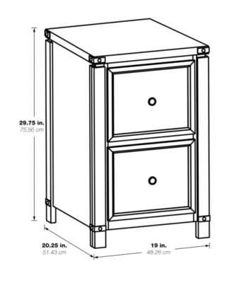 Baton Rouge 2 Drawer File Cabinet