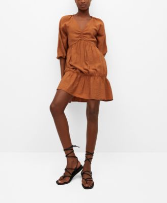mango textured flowy dress MANGO Norita Textured Maxi Dress