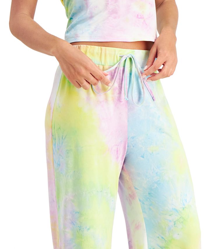 Jenni Tie-Dyed Cami & Pants Loungewear Set, Created for Macy's - Macy's