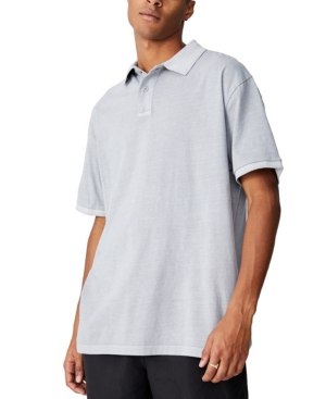 Cotton On Men's Oversized Wash Polo T-shirt