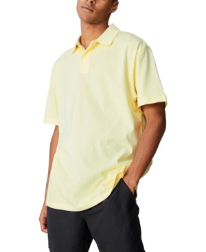 Cotton On Men's Oversized Wash Polo T-shirt