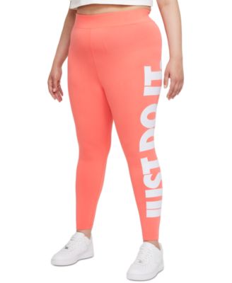 nike just do it leggings orange