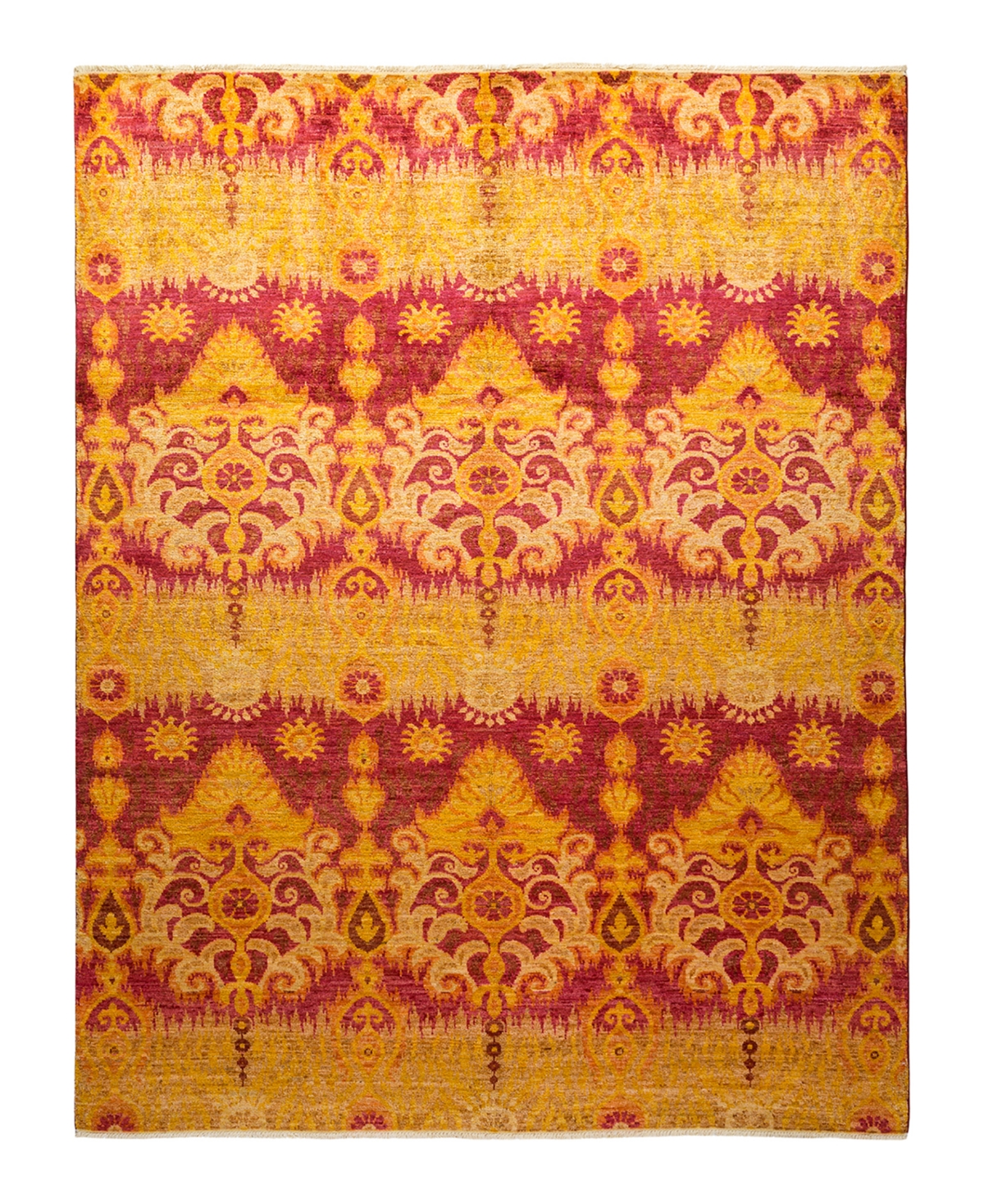 Adorn Hand Woven Rugs Modern M1625 8'1in x 10'2in Area Rug - Gold-Tone