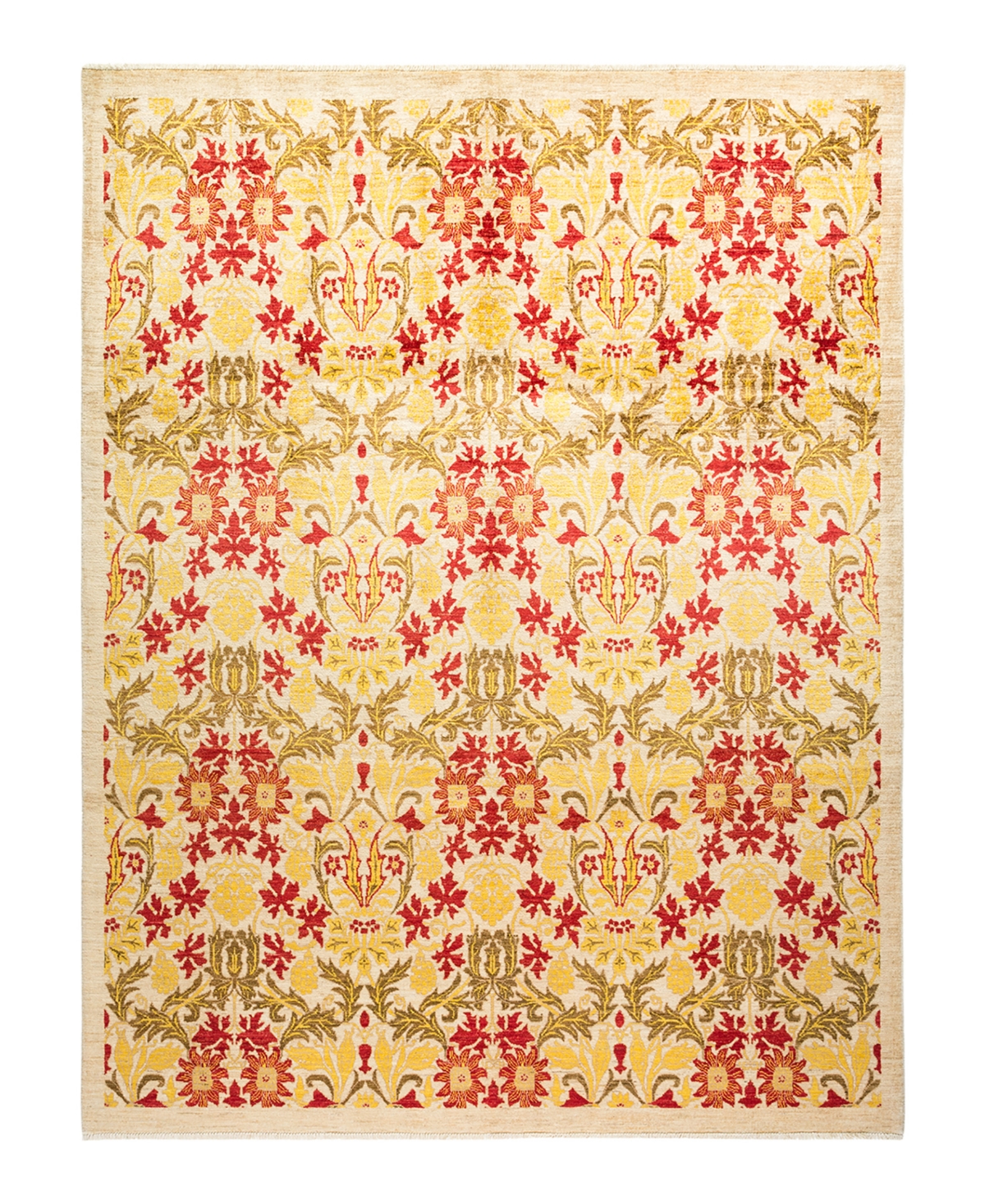 Adorn Hand Woven Rugs Arts and Crafts M1601 8' x 10' Area Rug - Ivory