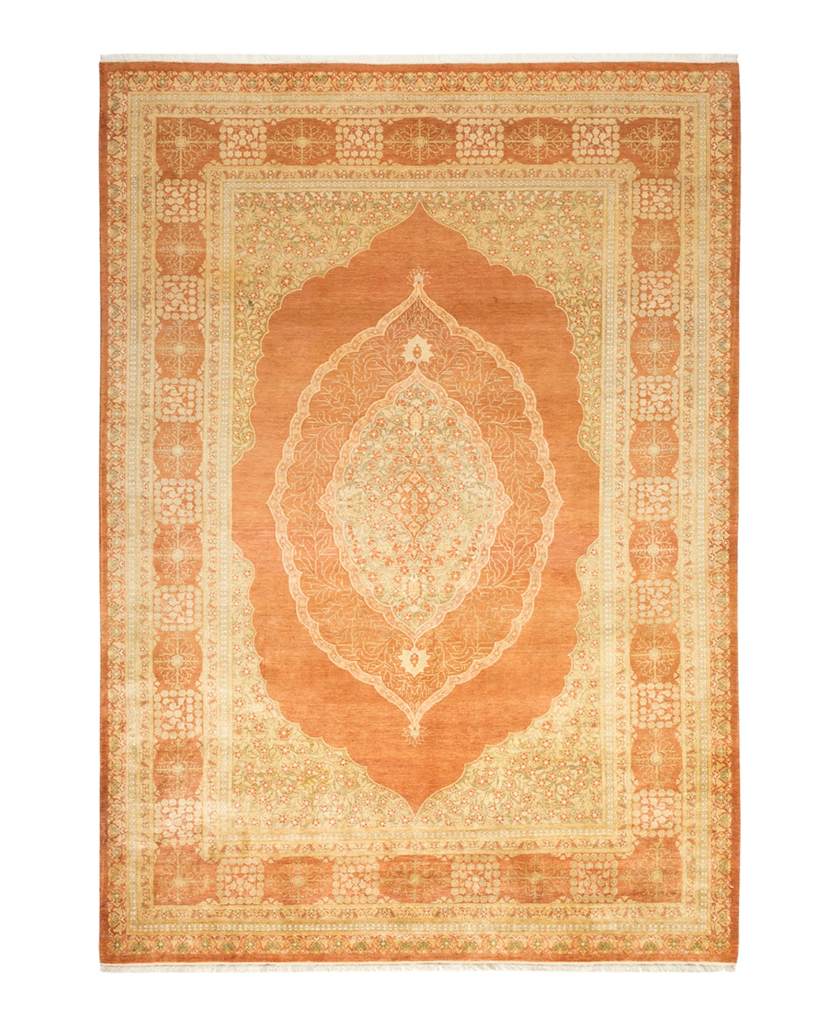 Closeout! Adorn Hand Woven Rugs Mogul M1605 6'2in x 8'9in Rectangle Area Rug - Caramel