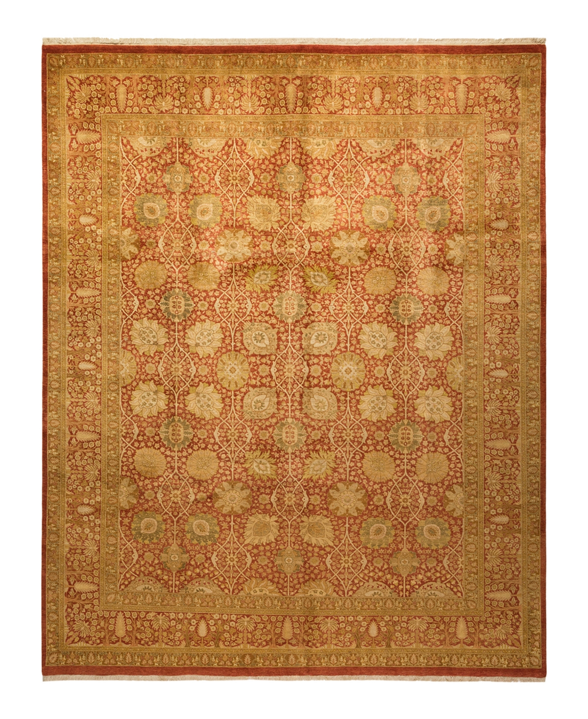 Closeout! Adorn Hand Woven Rugs Mogul M1225 8'1in x 10'1in Rectangle Area Rug - Rust