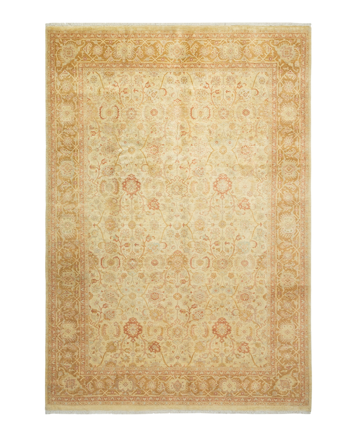 Closeout! Adorn Hand Woven Rugs Mogul M1494 6'3in x 8'10in Rectangle Area Rug - Ivory