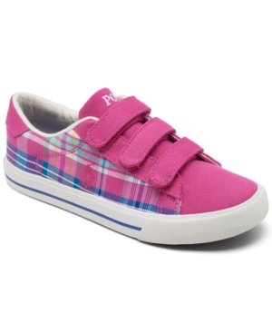 Polo Ralph Lauren Little Girls' Easten Ii Stay-Put Casual Sneakers from Finish Line