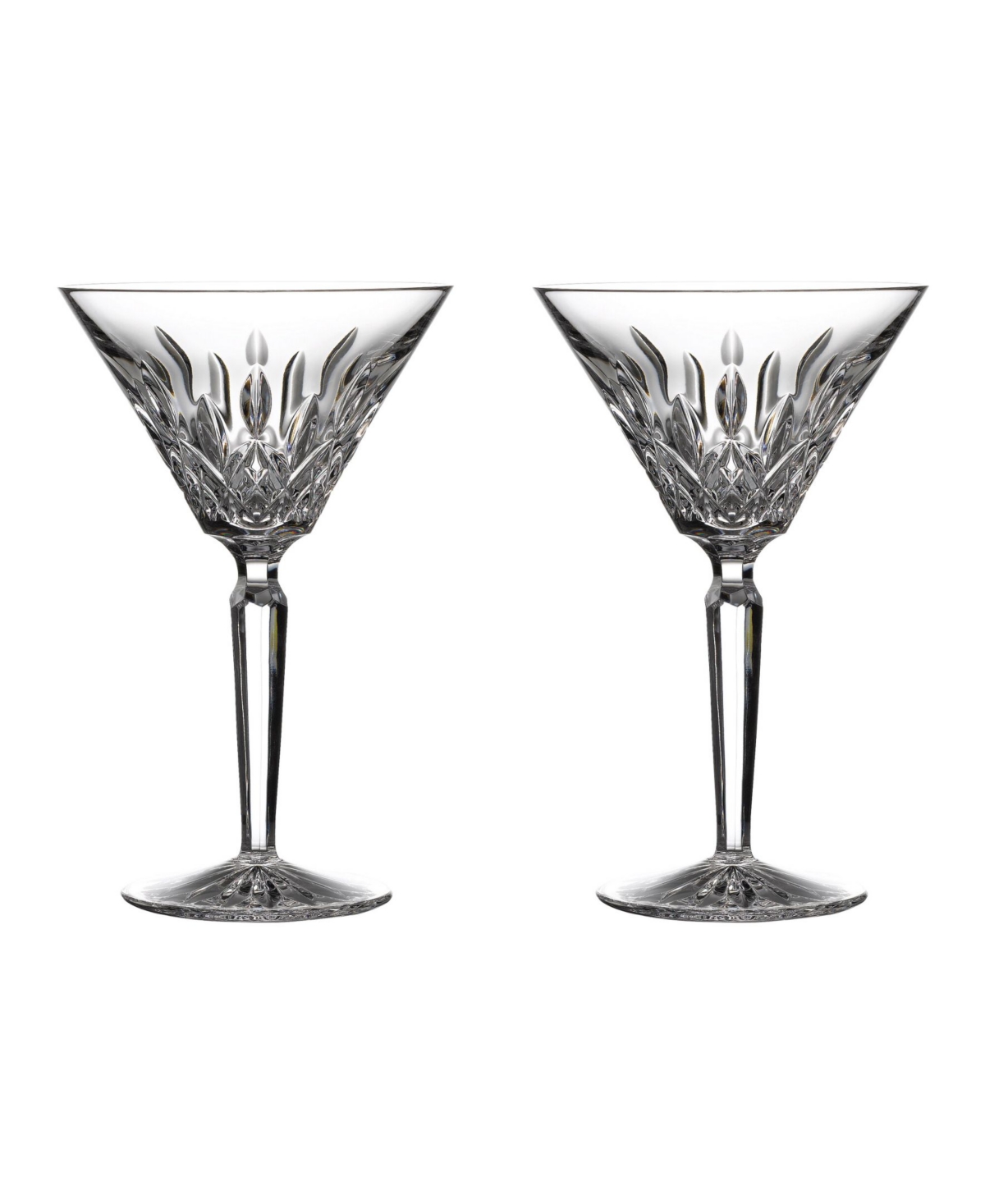 WATERFORD LISMORE MARTINI 7.5OZ, SET OF 2 