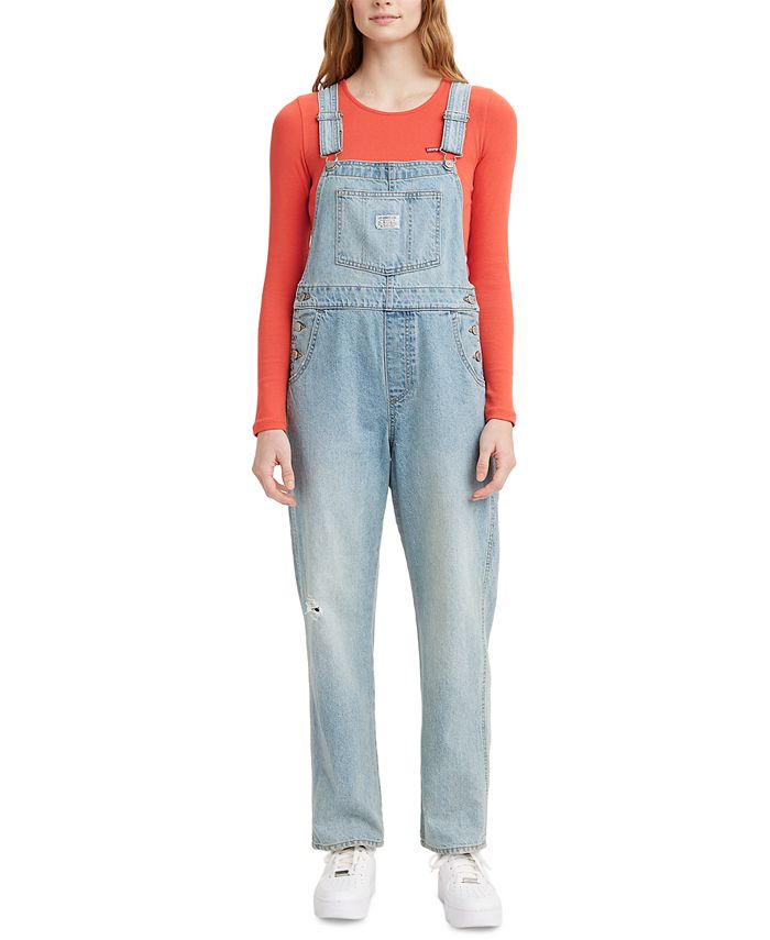 Levi's Cotton Denim Overalls & Reviews Jeans Women Macy's