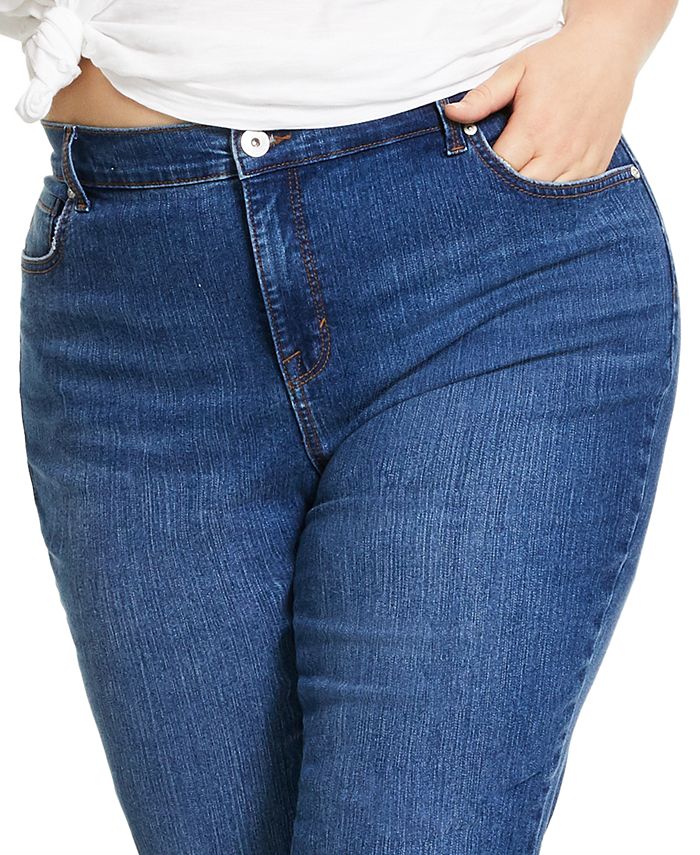 Style & Co Plus Size Straight-Leg Jeans, Created for Macy's - Macy's