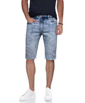 men's distressed jean shorts