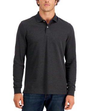 CLUB ROOM MEN'S SOLID STRETCH POLO, CREATED FOR MACY'S