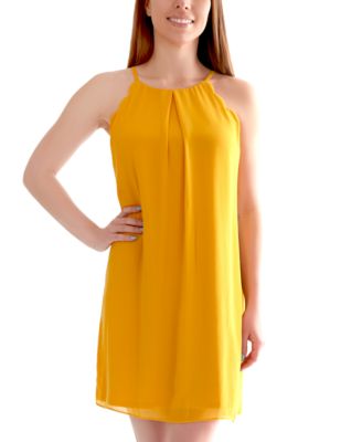 juniors yellow dress