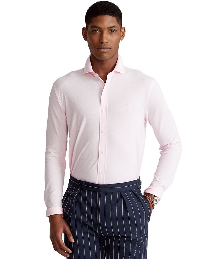 Polo Ralph Lauren Men's Knit Oxford Shirt & Reviews - Casual Button-Down  Shirts - Men - Macy's