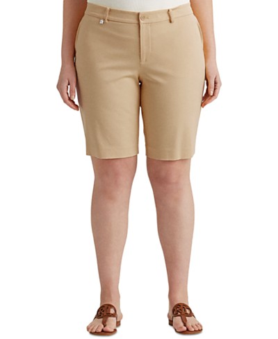 Style & Co Plus Size Comfort-Waist Cargo Shorts, Created for Macy's - Macy's