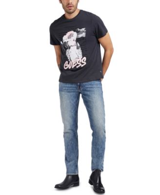 GUESS - Men's Eco Night Graffiti T-Shirt