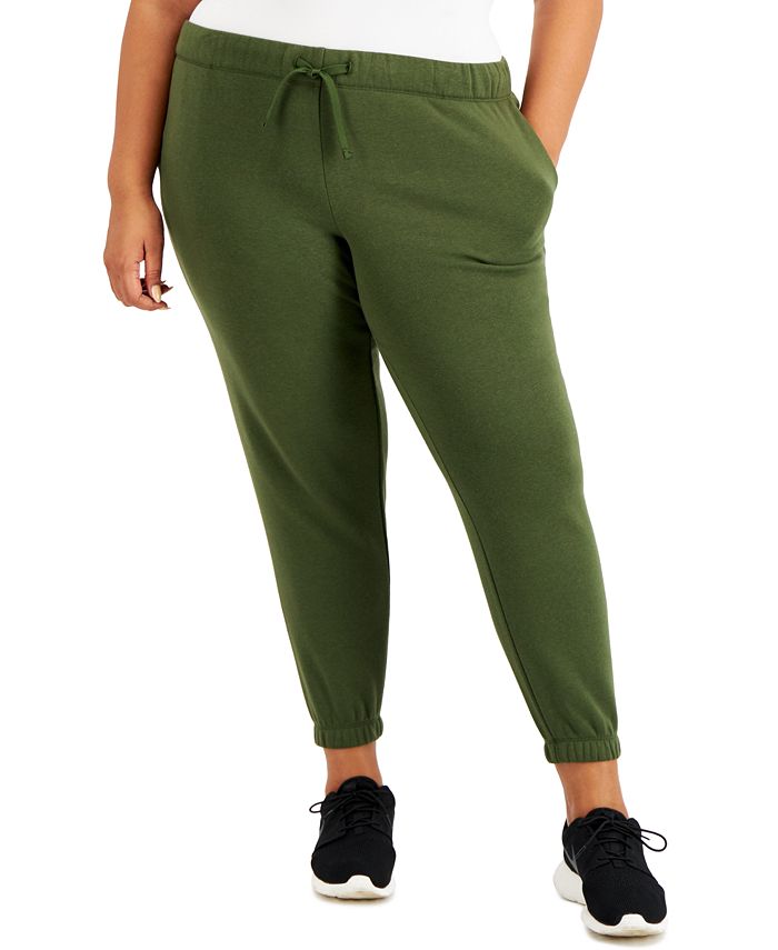 ID Ideology Plus Size Jogger Pants, Created for Macy's & Reviews ...