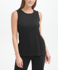 Sleeveless French Terry Top