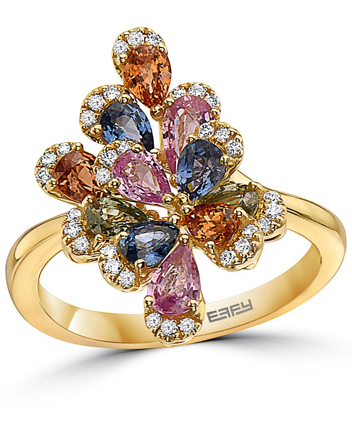 Effy multicolor sapphire ring outlet