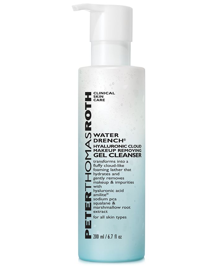 Peter Thomas Roth - Water Drench Hyaluronic Cloud Makeup Removing Gel Cleanser, 6.7-oz.