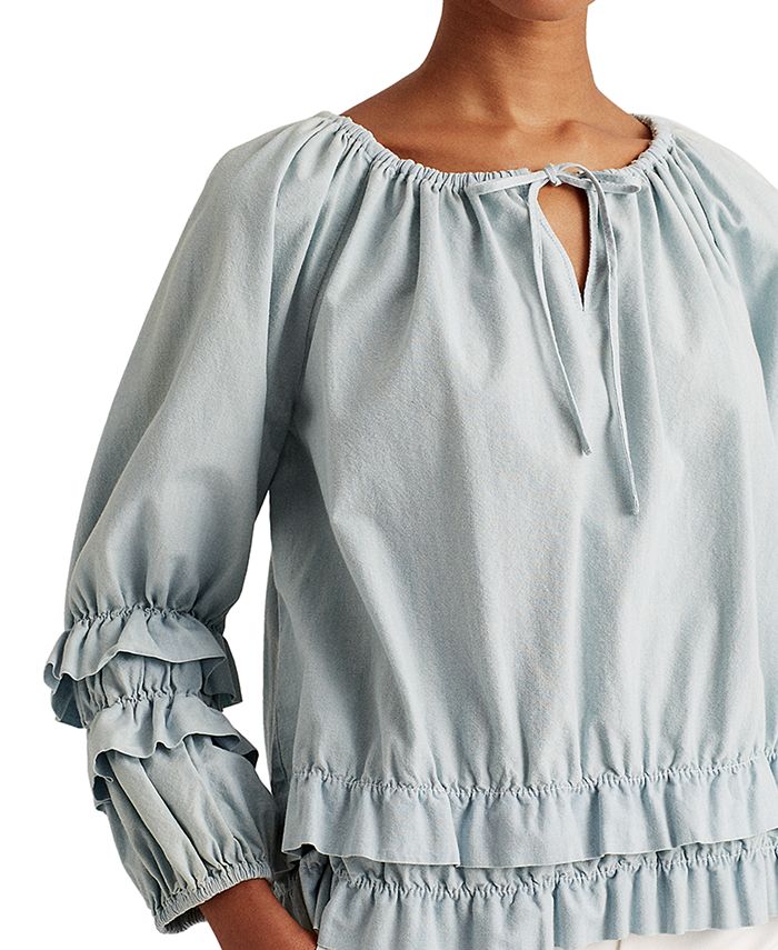 ralph lauren blouses at macy's