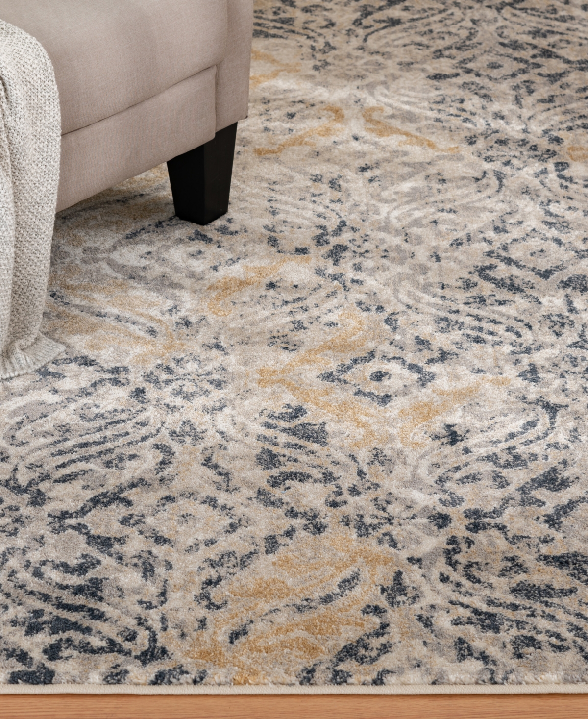Closeout! Portland Textiles Sulis Branson Area Rug -Gray