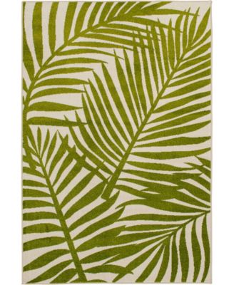 Portland Textiles Tropicana Palms Rug In Cream