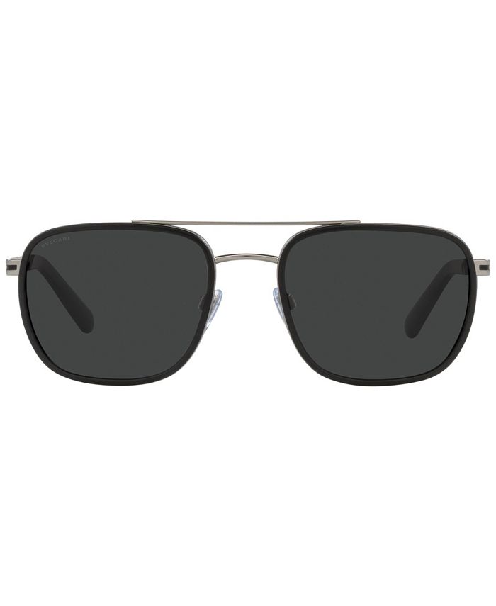BVLGARI Men's Polarized Sunglasses, BV5053 56 - Macy's