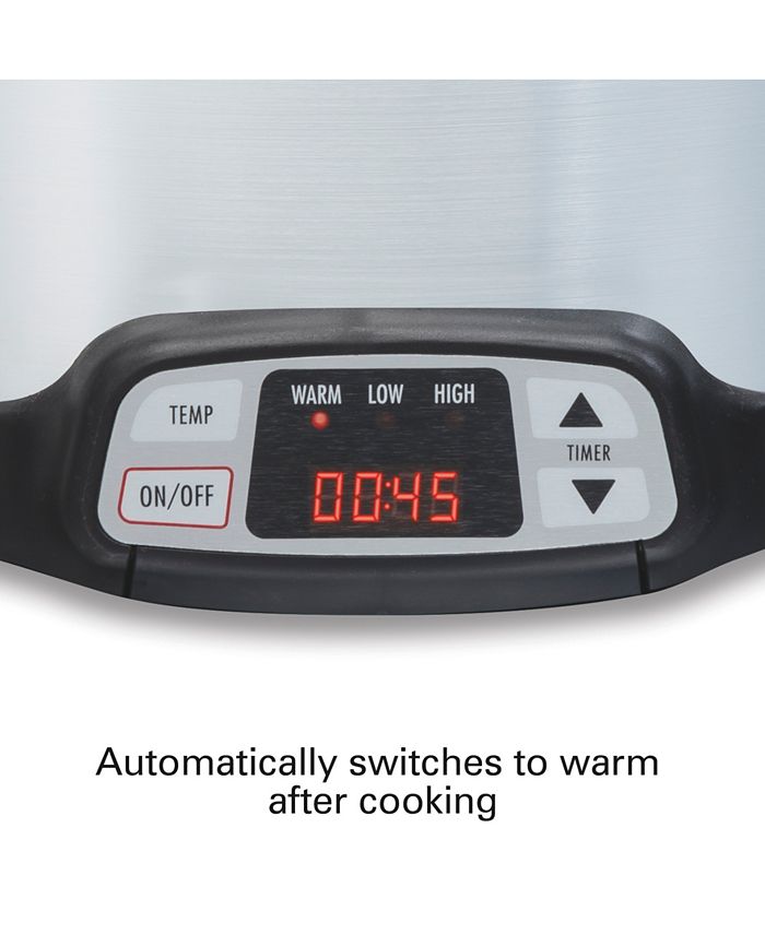 Hamilton Beach 8Qt. Programmable Countdown Slow Cooker Macy's